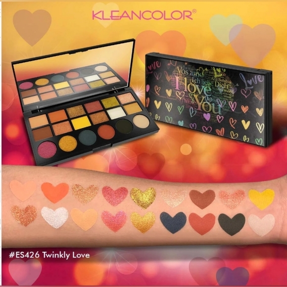 2 FOR $20. Kleancolor "Twinkly Love" Palette - Picture 5 of 5